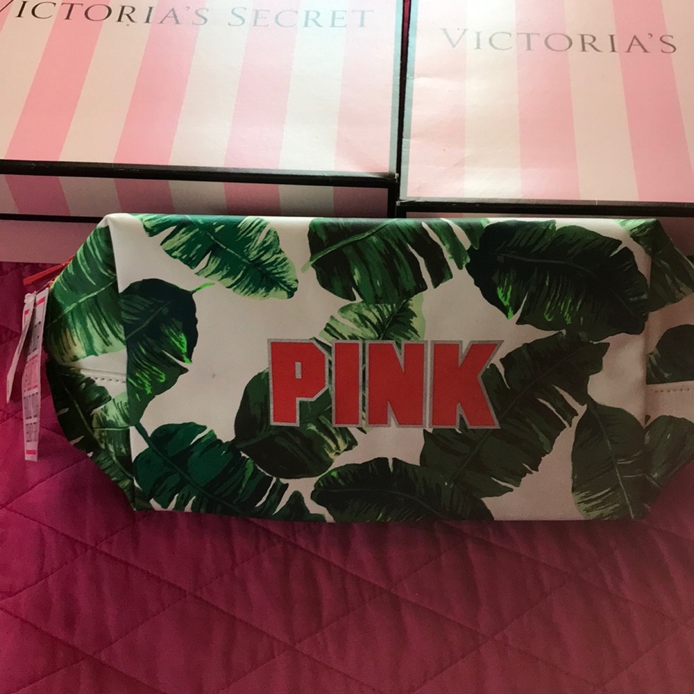 Brand NewVs Pink Tropical Cosmetics Bag